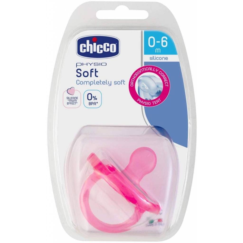Comprar Chicco Physio Soft Chupete Silicona Rosa 0-6 Meses